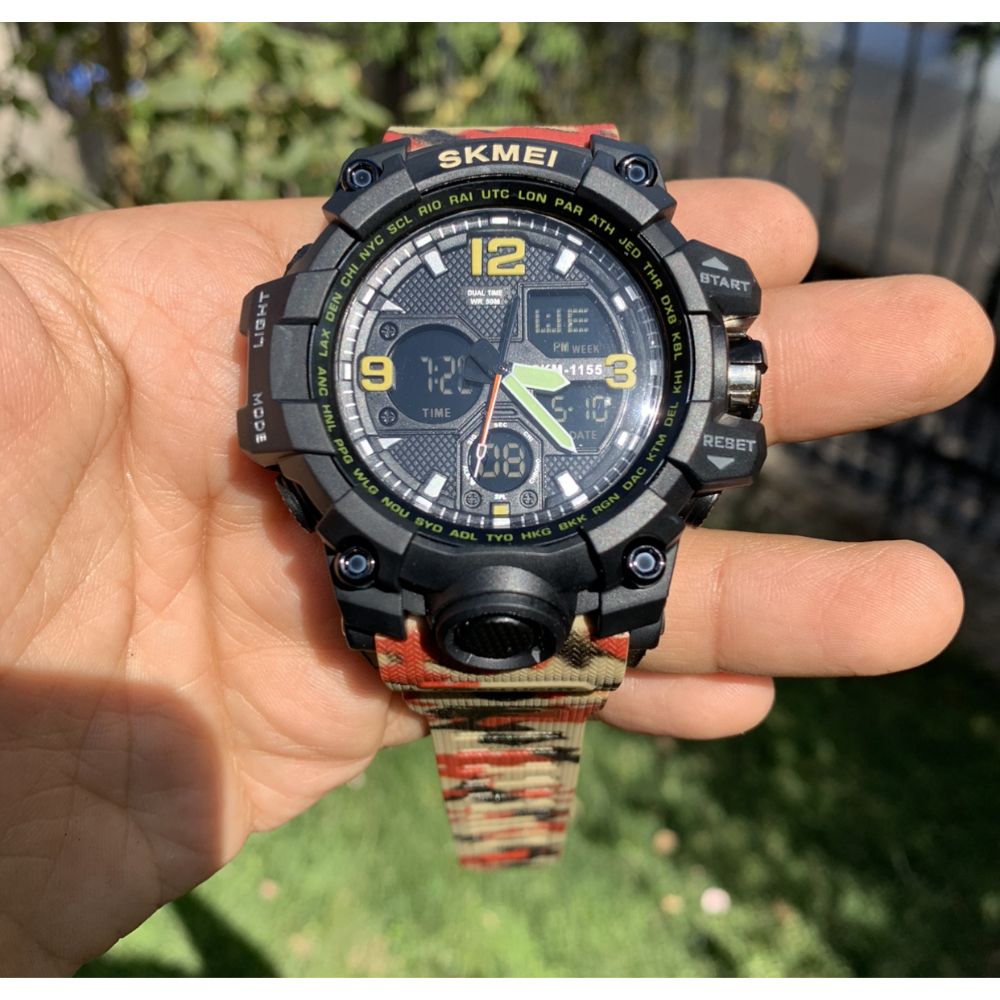 Reloj SKMEI 1155 Shock Resistance Pro Rinde Rojo