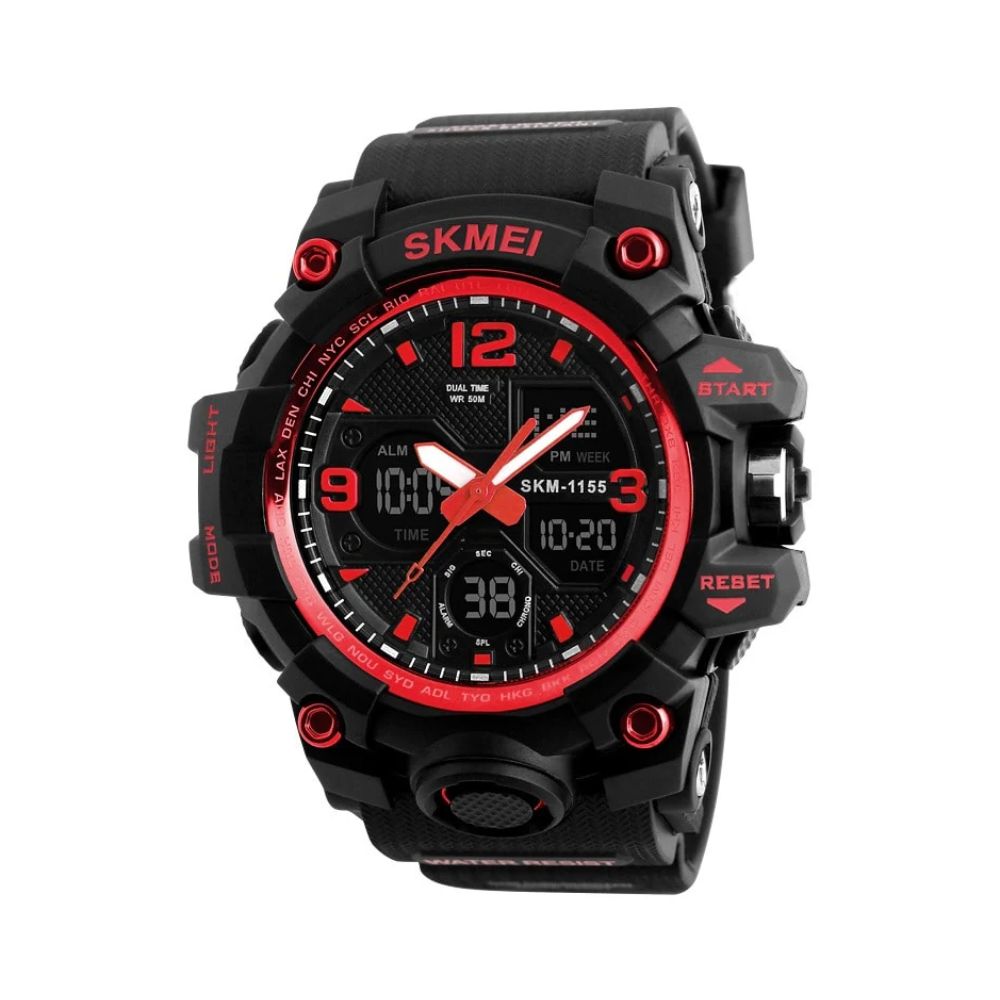 Reloj SKMEI 1155 Shock Resistance Pro Rinde Rojo