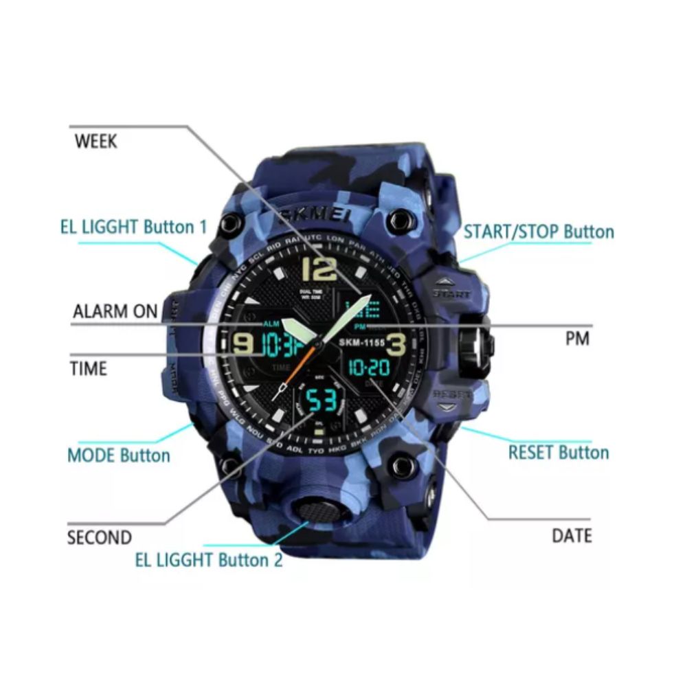 Reloj SKMEI 1155 Shock Resistance Pro Rinde