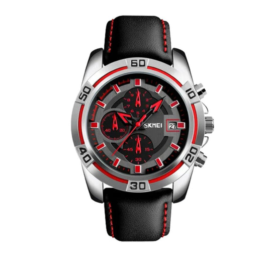 Reloj SKMEI cuero pu 9156 Analógico Sport Elegante