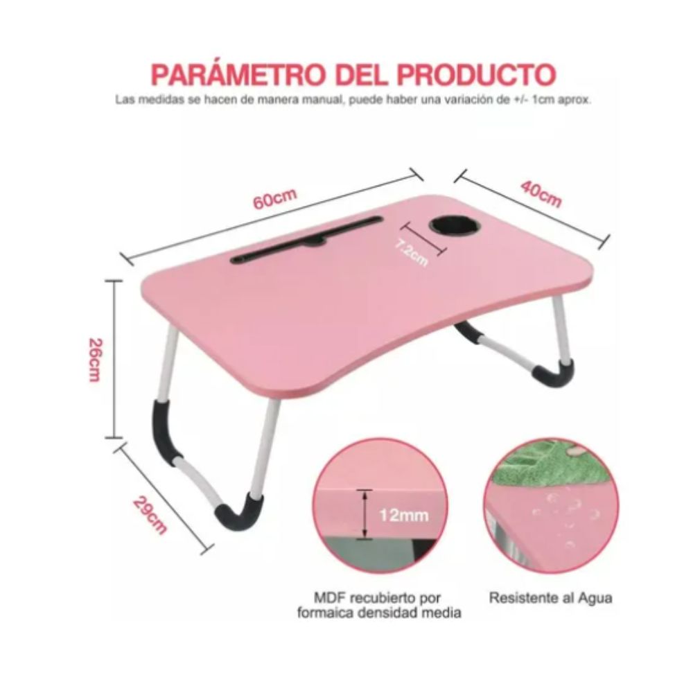 Mesa Para Laptop Plegable Portatil Soporte Multifuncion Cama