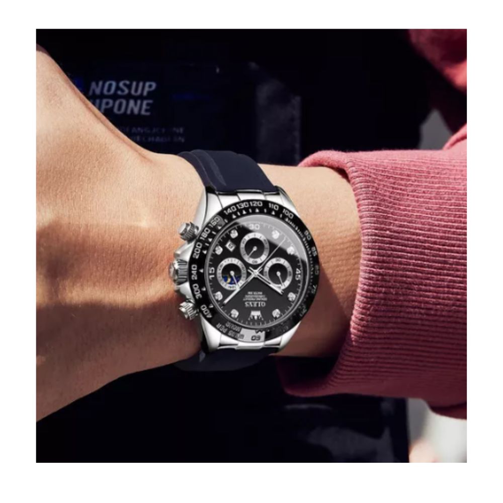 RELOJ OLEV ELEGANTE CORREA GOMA